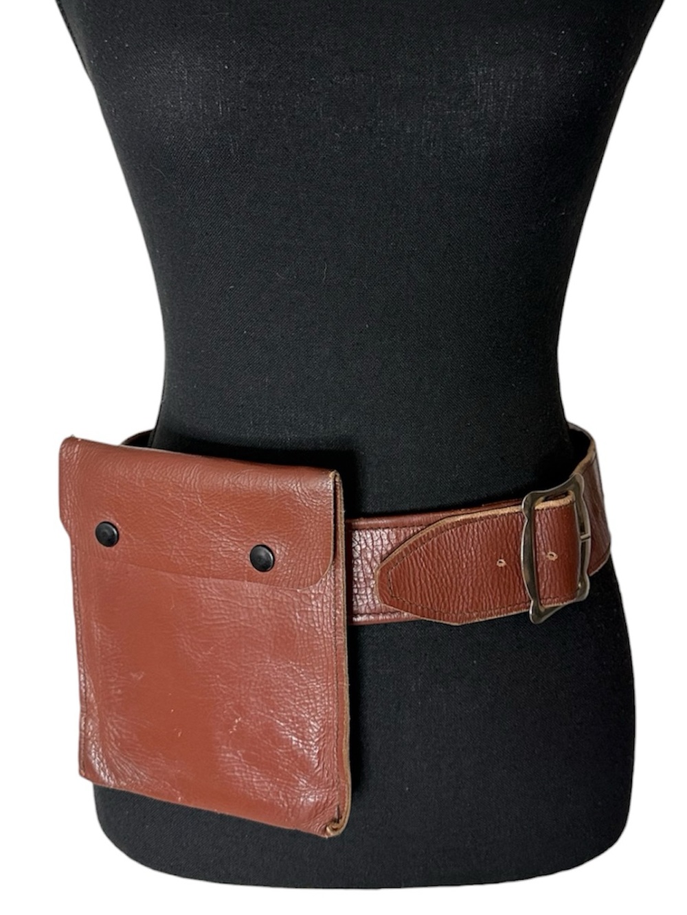 Handmade Leather Festival Belt Hip Pack Pouch Fanny Pack Buckle Small Medium
